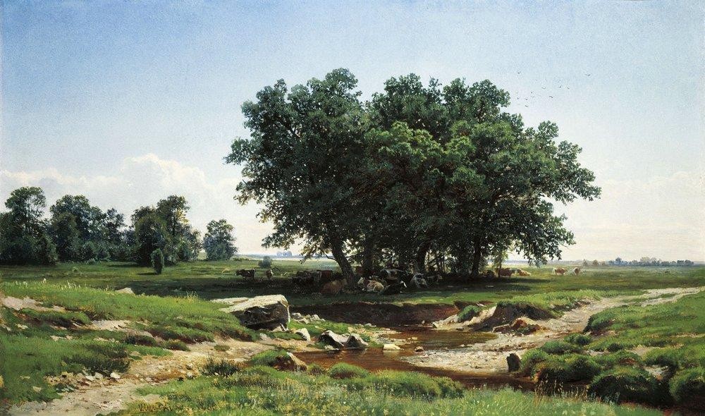 Oaks by Ivan Shishkin