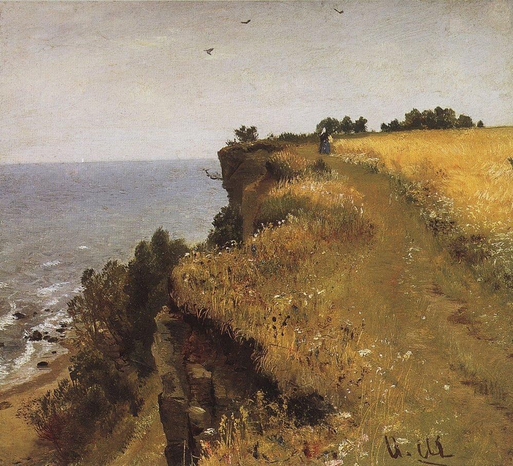 On the Shore of the Gulf of Finland. Udrias Near Narva by Ivan Shishkin