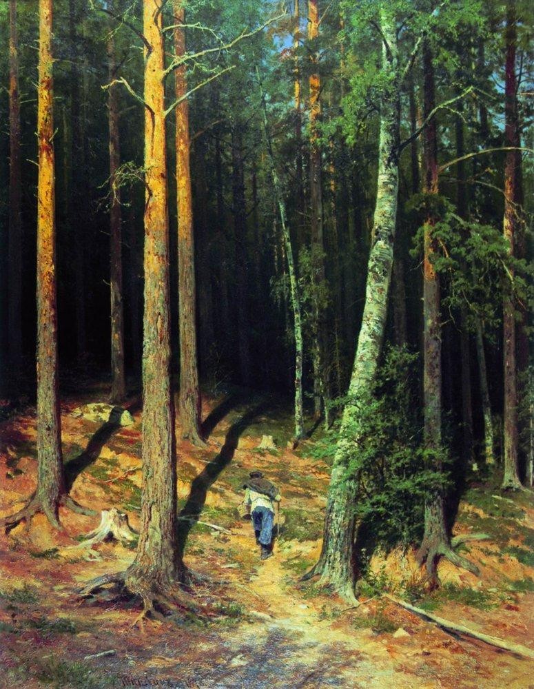 Pine forest by Ivan Shishkin