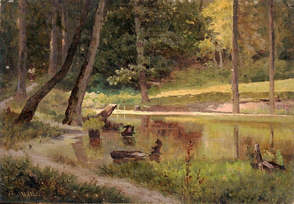 Pond by Ivan Shishkin