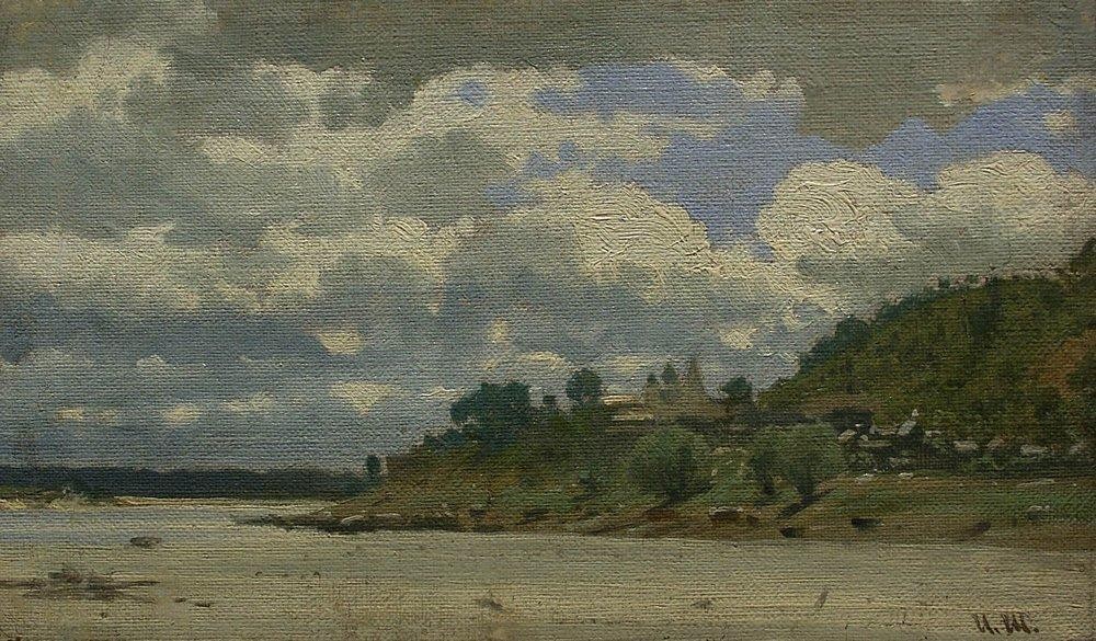 Riverside by Ivan Shishkin