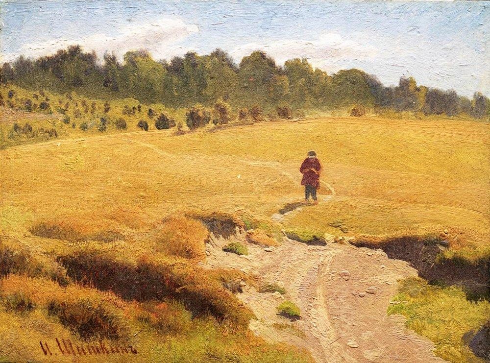 The Boy in the field by Ivan Shishkin