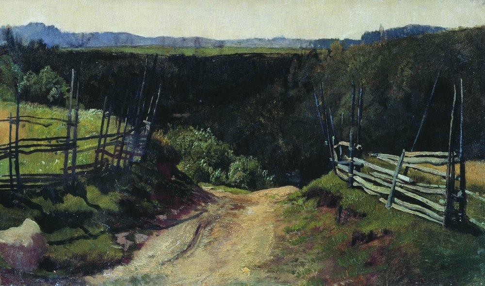 The road by Ivan Shishkin