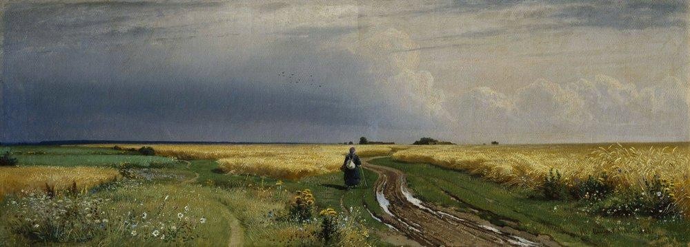 The road in the Rye by Ivan Shishkin