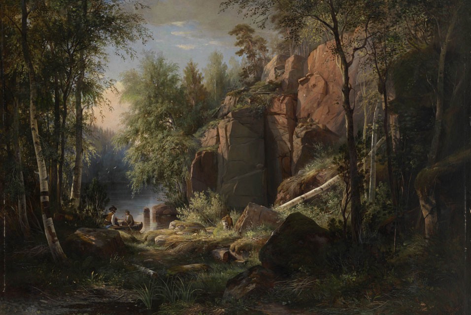 View of Valaam Island. Kukko by Ivan Shishkin