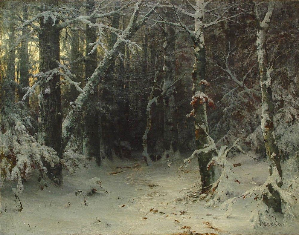 Winter Forest by Ivan Shishkin