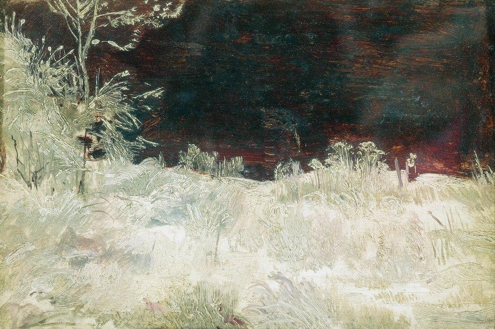 Winter. Moscow suburbs by Ivan Shishkin