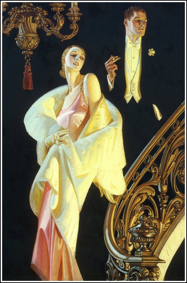 Advertisement for The Arrow Collar Man by J. C. Leyendecker
