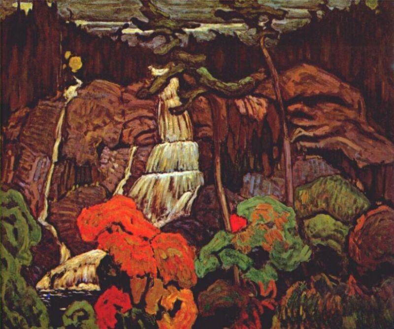 Algoma Waterfall by J. E. H. MacDonald