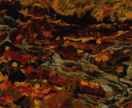 Leaves in the Brook by J. E. H. MacDonald