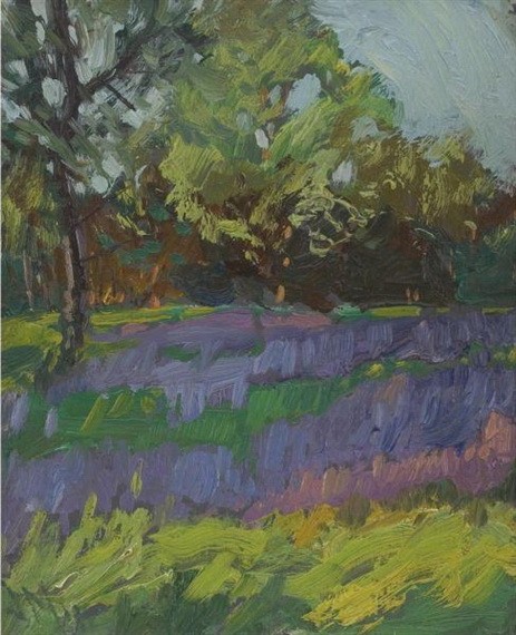 Lupines, High Park by J. E. H. MacDonald