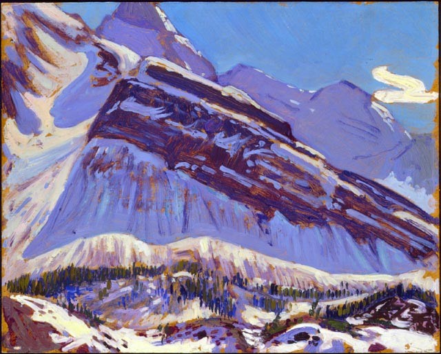 September Snow on Mount Schaffer by J. E. H. MacDonald