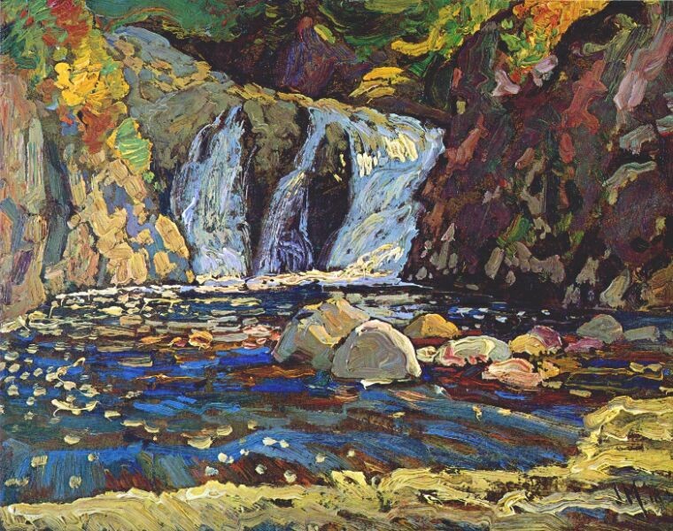 The Little Falls Sketch by J. E. H. MacDonald