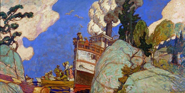 The Supply Boat by J. E. H. MacDonald