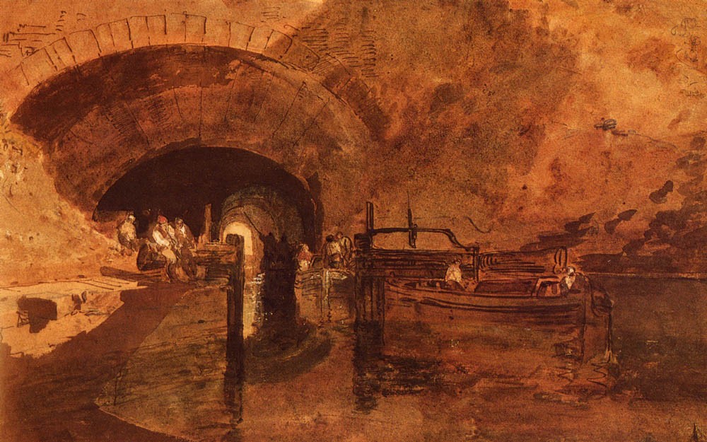 A Canal Tunnel Near Leeds by J.M.W. Turner