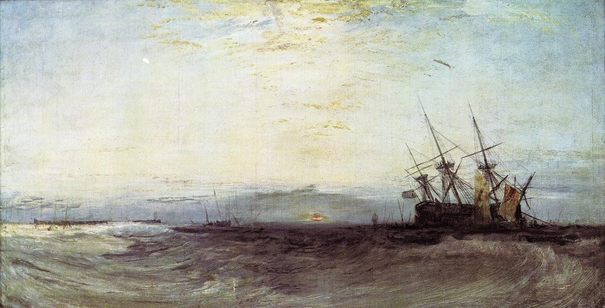 A Ship Aground by J.M.W. Turner