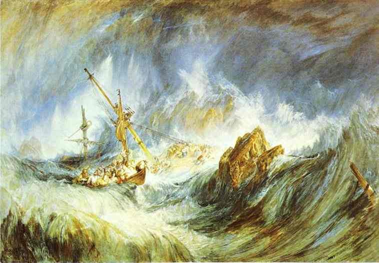 A Storm (Shipwreck) by J.M.W. Turner