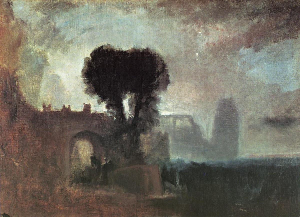 Archway with Trees by the Sea by J.M.W. Turner