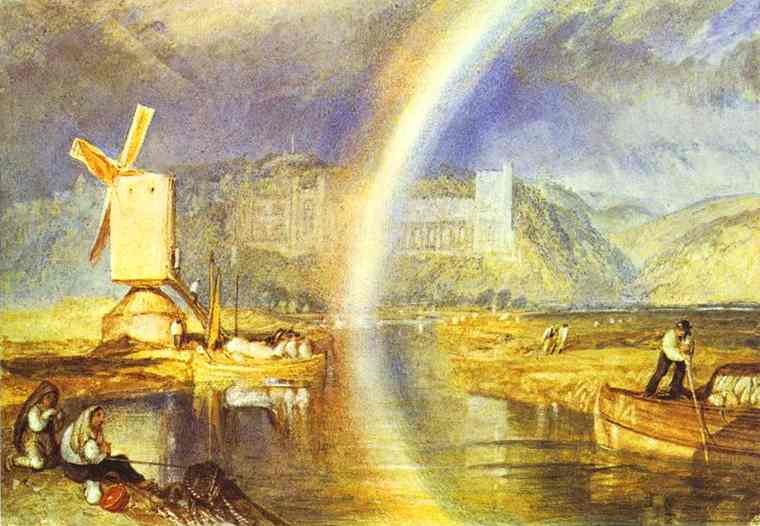 Arundel Castle, with Rainbow by J.M.W. Turner