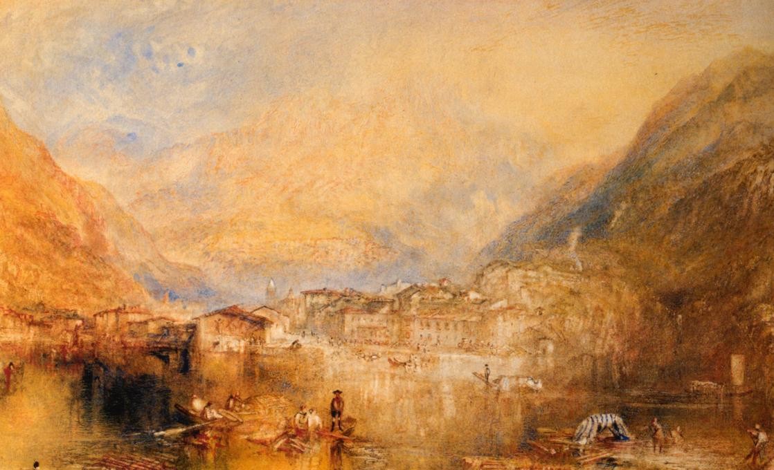 Brunnen, from the Lake of Lucerne by J.M.W. Turner