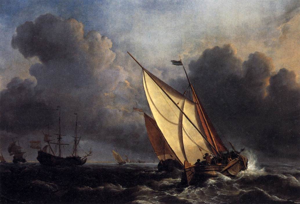 Dutch Fishing Boats in a Storm by J.M.W. Turner