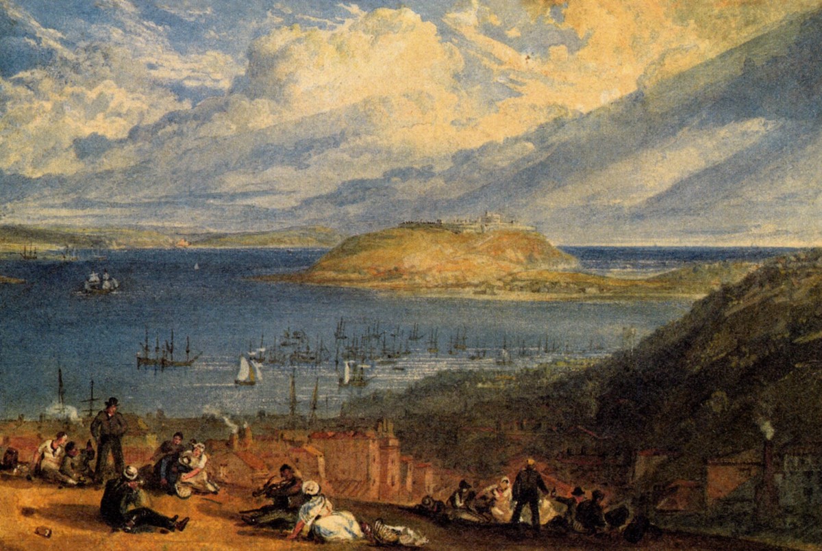 Falmouth Harbour, Cornwall by J.M.W. Turner
