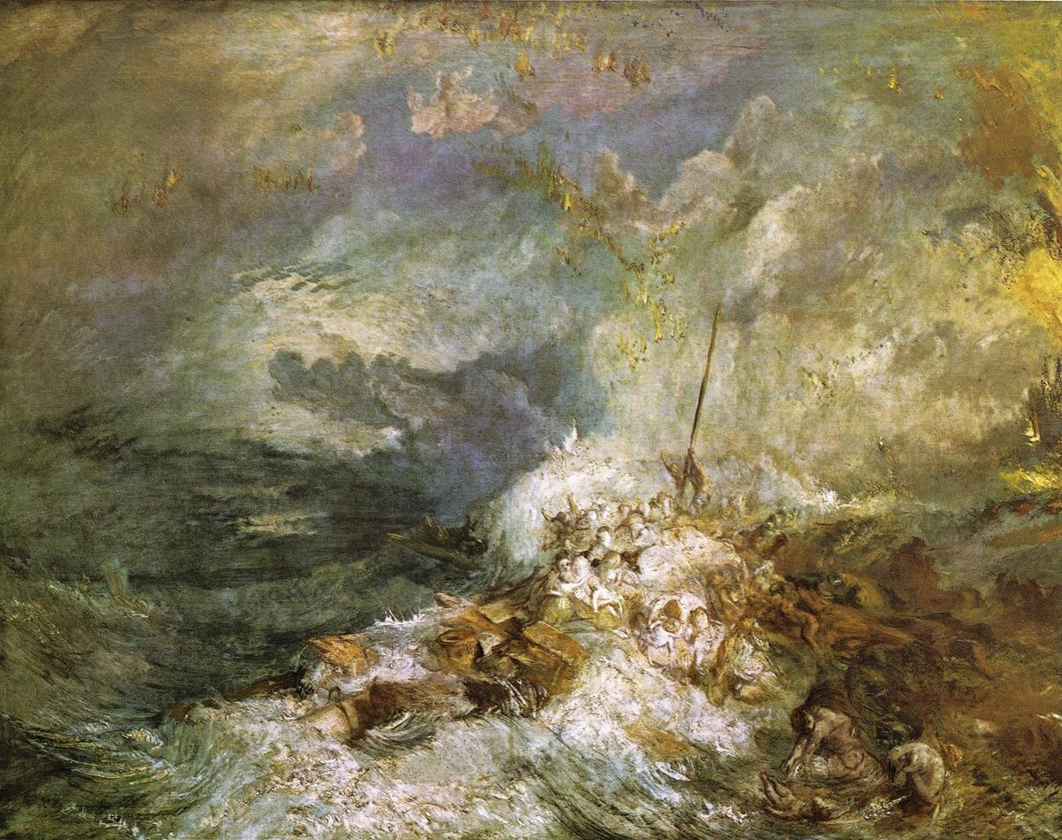 Fire at Sea by J.M.W. Turner
