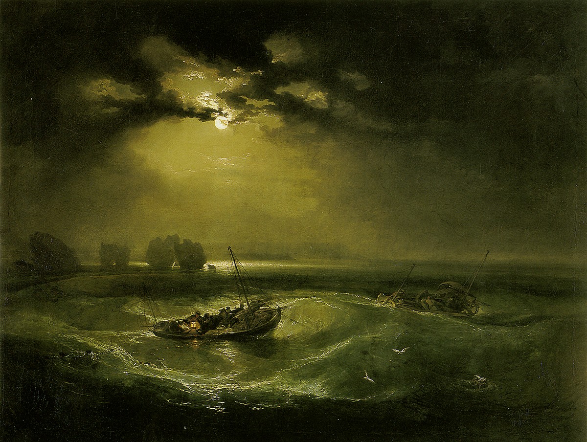 Fishermen at Sea by J.M.W. Turner