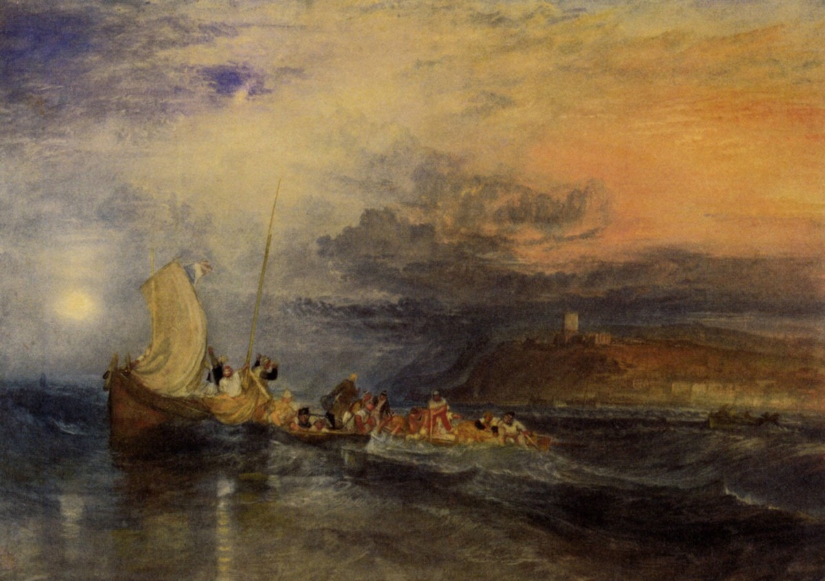 Folkestone from the Sea by J.M.W. Turner