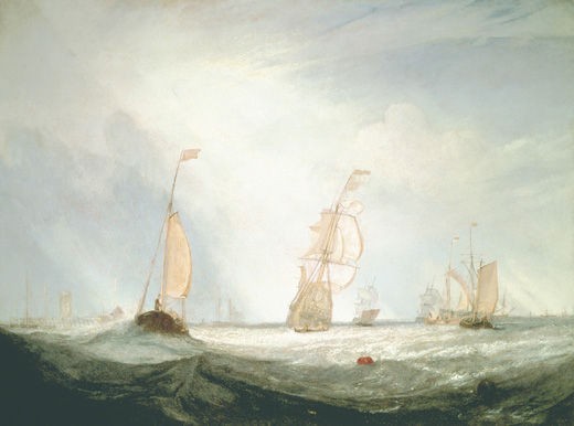 Helvoetsluys Ships Going out to Sea by J.M.W. Turner