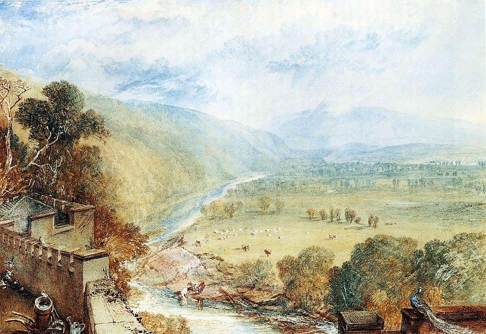 Ingleborough From The Terrace Of Hornby Castle by J.M.W. Turner