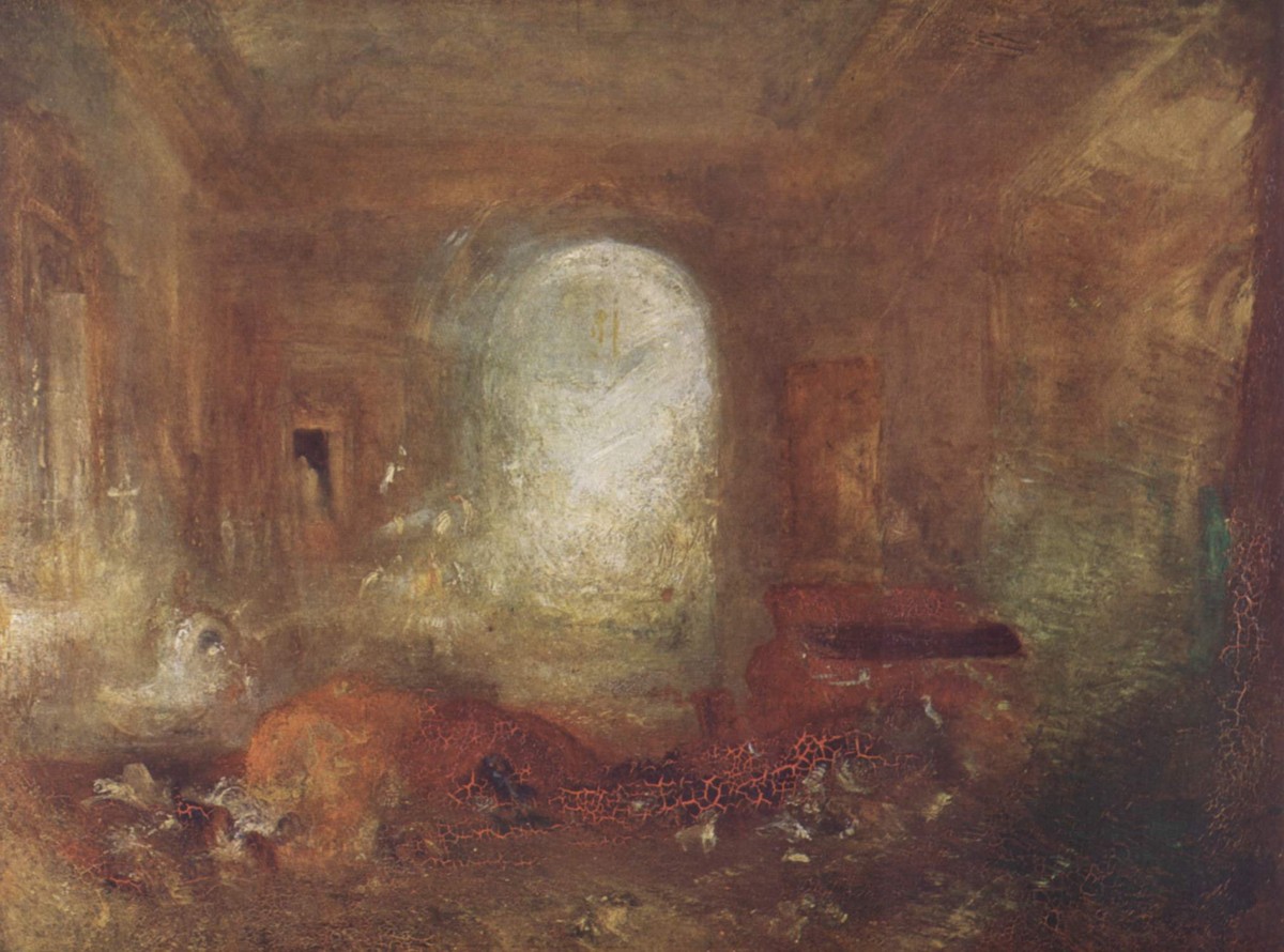 Interior of Petworth House by J.M.W. Turner
