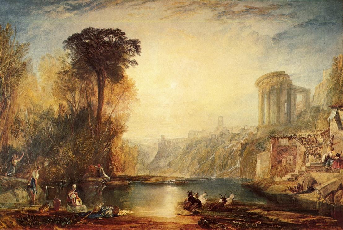 Landscape Composition of Tivoli by J.M.W. Turner