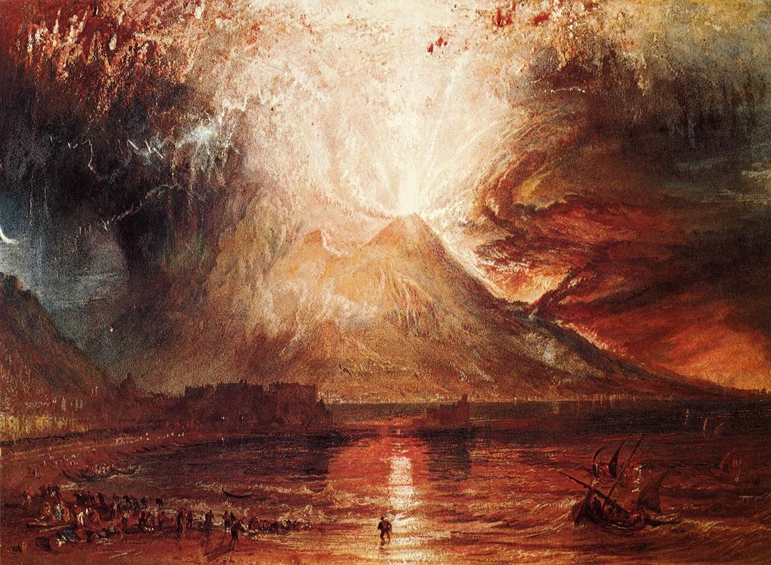 Mount Vesuvius in Eruption by J.M.W. Turner
