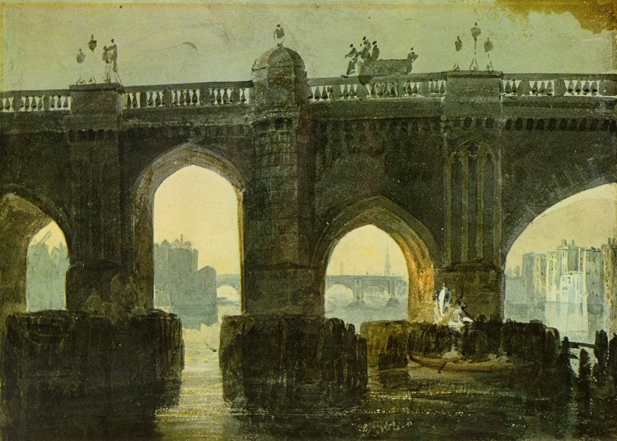 Old London Brige by J.M.W. Turner