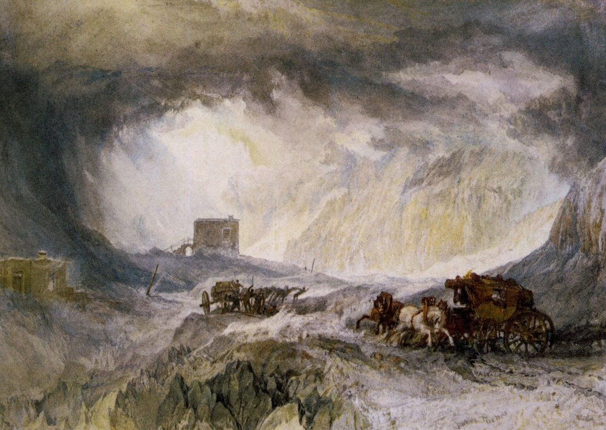 Passage of Mount Cenis by J.M.W. Turner