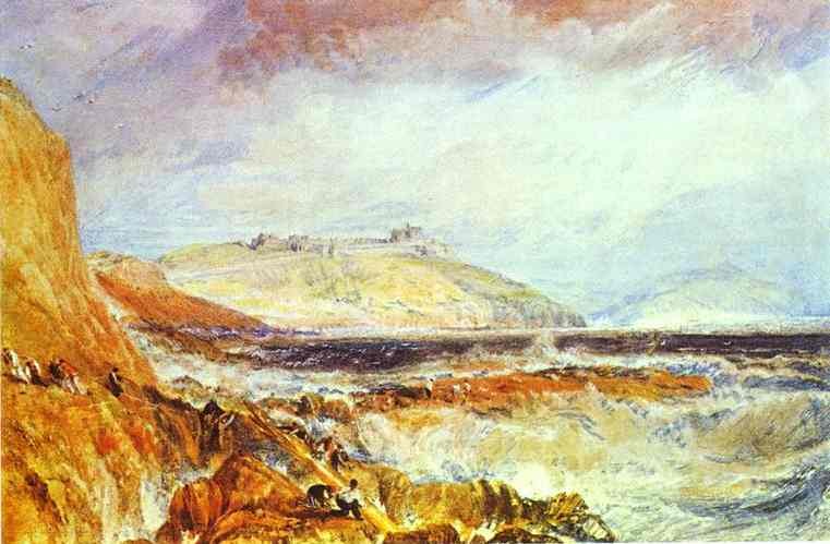 Pendennis Castle, Cornwall Scene after a Wreck by J.M.W. Turner