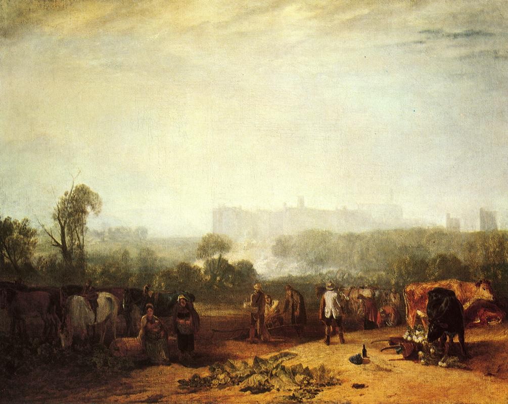 Ploughing up Turnips, near Slough by J.M.W. Turner