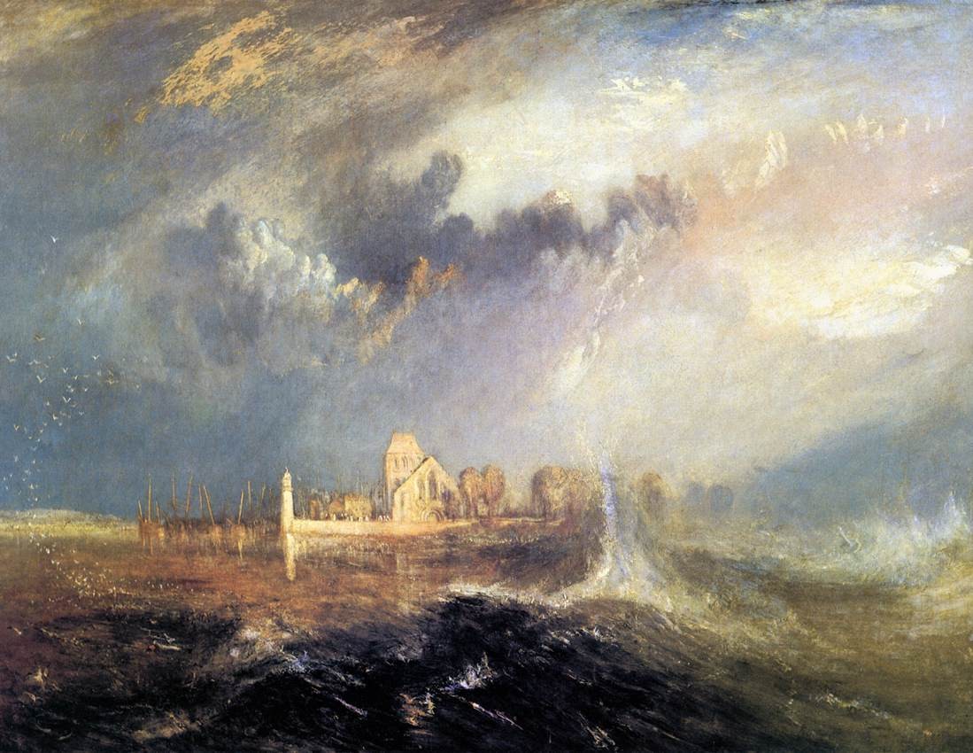 Quillebeuf, at the Mouth of Seine by J.M.W. Turner