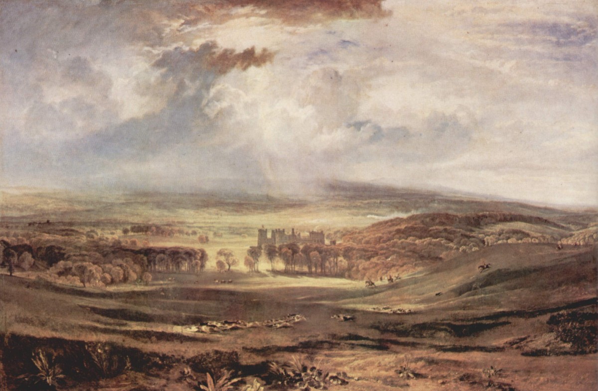 Raby Castle, Residence of the Earl of Darlington by J.M.W. Turner