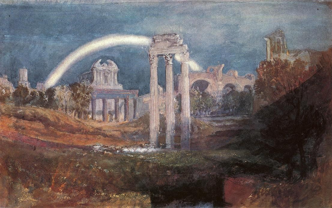 Rome, The Forum with a Rainbow by J.M.W. Turner