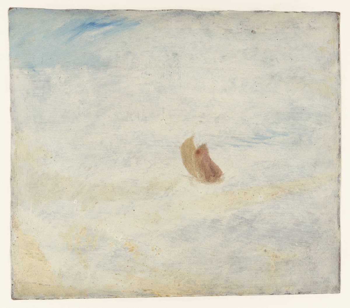 Sailing Boat in a Rough Sea by J.M.W. Turner