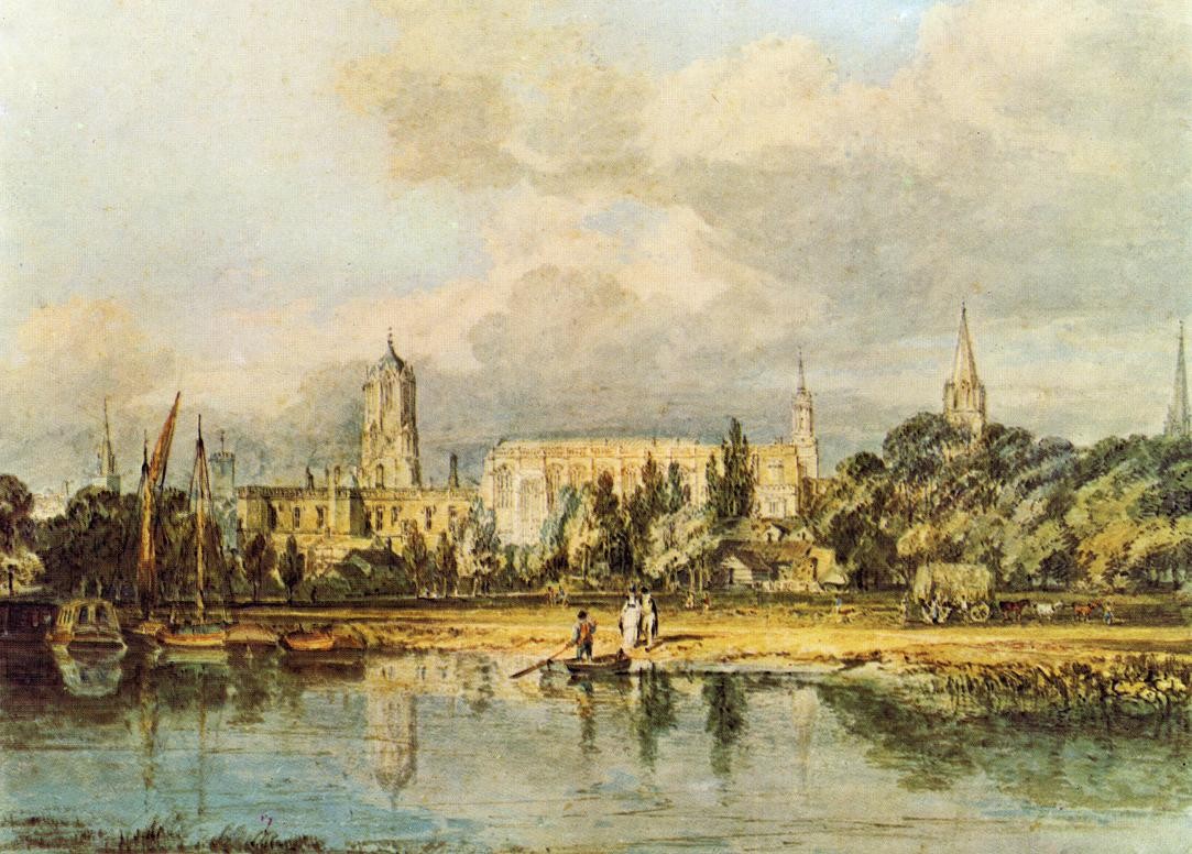 South View of Christ Church, from the Meadows by J.M.W. Turner
