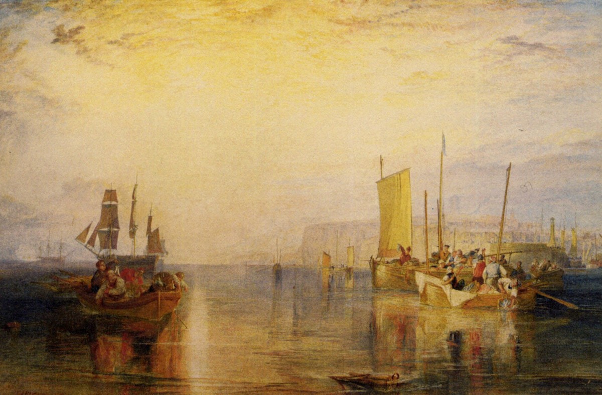 Sunrise, Whiting Fishing at Margate by J.M.W. Turner