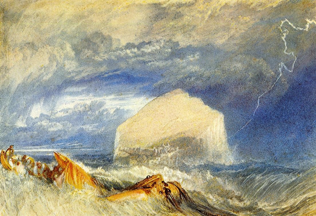The Bass Rock, for The Provincial Antiquities of Scotland by J.M.W. Turner