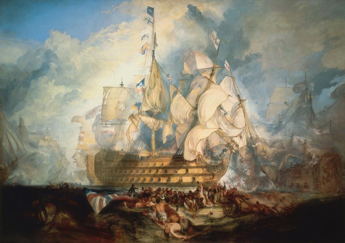 The Battle of Trafalgar by J.M.W. Turner