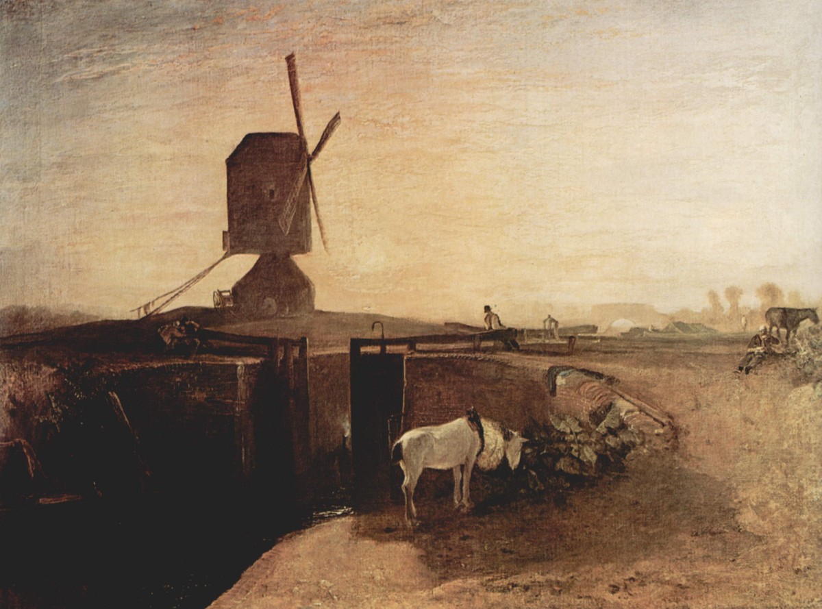 The big connection channel at Southall Mill by J.M.W. Turner