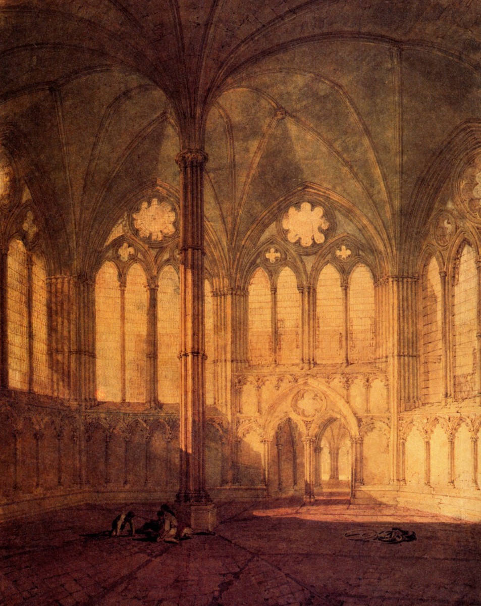 The Chapter House, Salisbury Chathedral by J.M.W. Turner