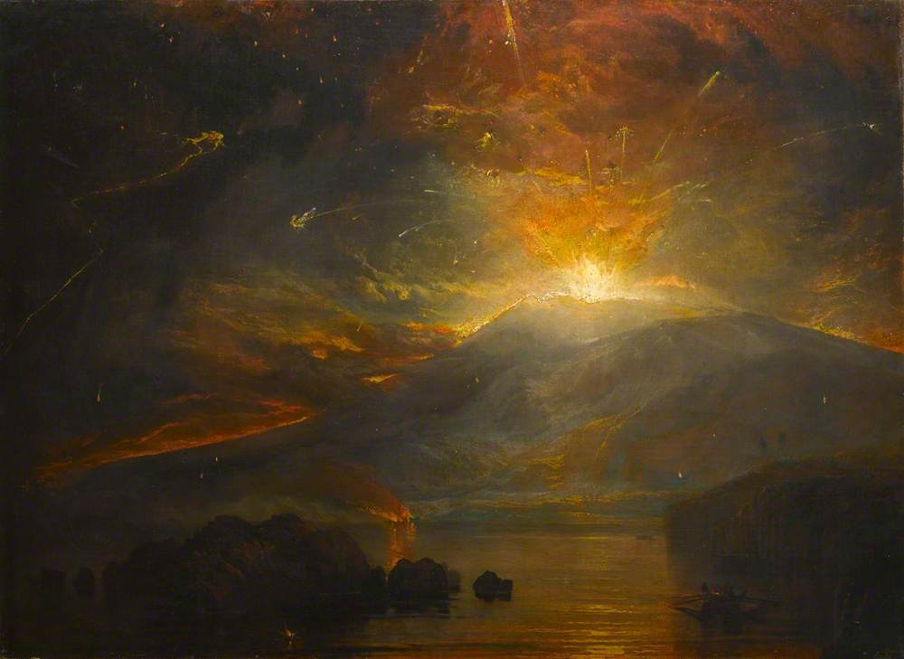 The Eruption of the Soufrière Mountains in the Island of St Vincent, 30 April 1812 by J.M.W. Turner