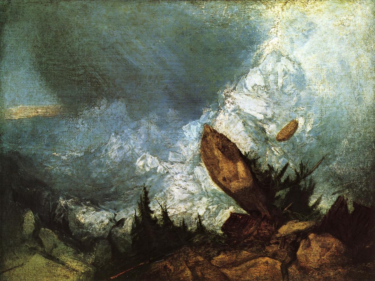 The Fall of an Avalanche in the Grisons by J.M.W. Turner